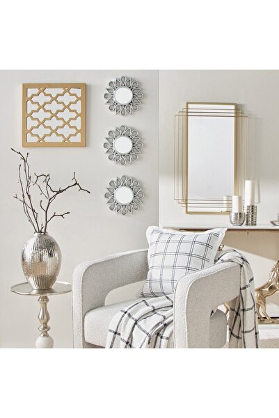 Home Box Faiz 3-Piece Decorative Mirror Set 25 cm