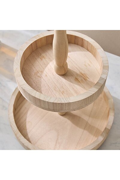 Home Box Paulownia Wooden Handle Plate