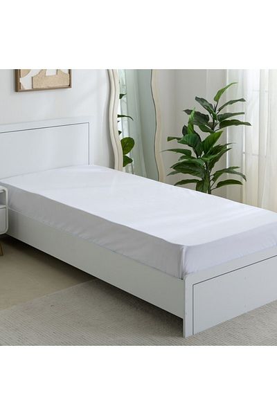 Home Box Purely-percale 300TC Single Fitted Sheet 90x200+36 cm