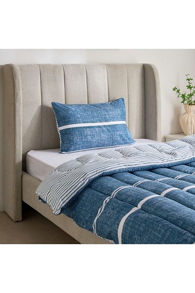 Home Box Ontario 2-Piece Elfin Printed Microfiber Twin Comforter Set 160x220 cm