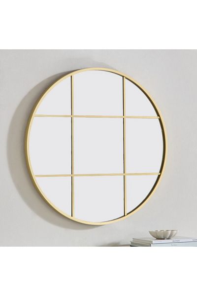 Home Box Costello Windowpane Mirror 80x80x3 cm