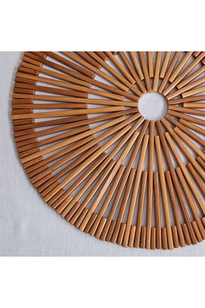 Home Box Zen Wooden Stripe Placemat 38 cm