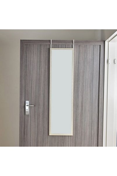 Home Box Brecklyn Over the Door Mirror 34x124x1.1 cm