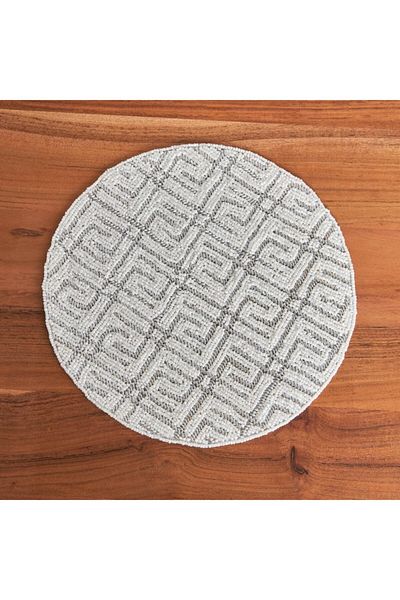 Home Box Glitz Beaded Placemat 30 cm