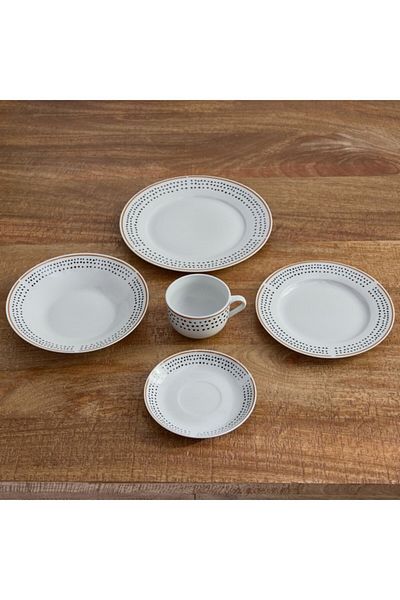 Home Box Atlanta 20-Piece Terra Trend Dinner Set