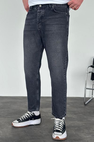 MADZEYMODA Ανδρικό Boyfriend Mold Smoked Jean Jeans KE-246