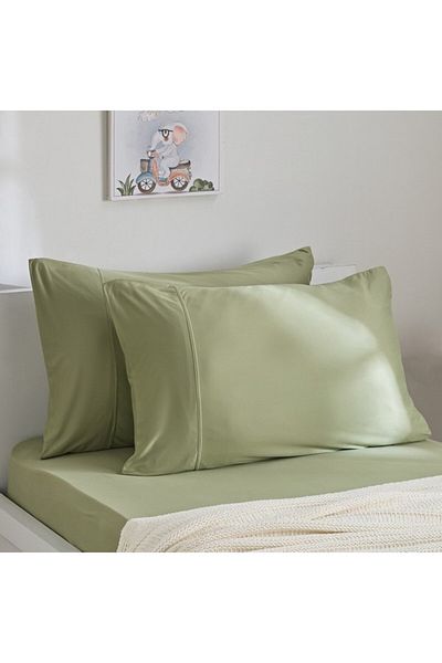 Home Box Joy Adventurer Joyful 2-Piece Microfiber Jersey Pillow Cover Set 50x75 cm