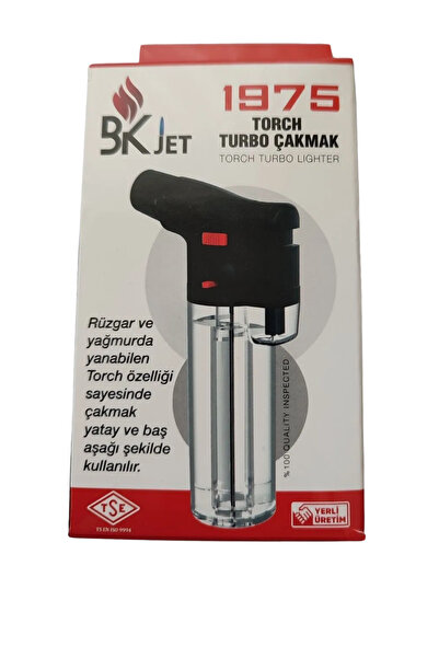 Entude Turbo Torch Pürmüzlü Çakmak Gaz Ayarlı & Kilit Mekanizmalı