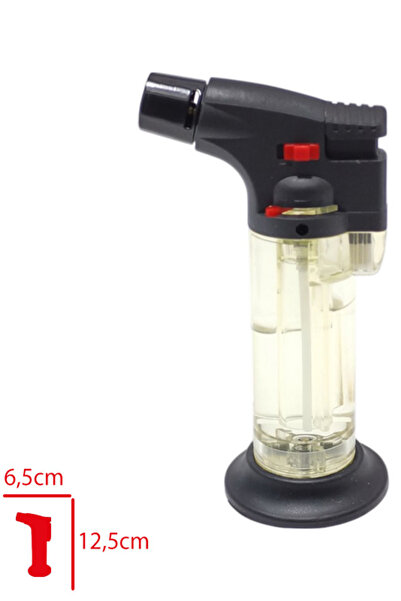 Entude Turbo Torch Pürmüzlü Çakmak Gaz Ayarlı & Kilit Mekanizmalı