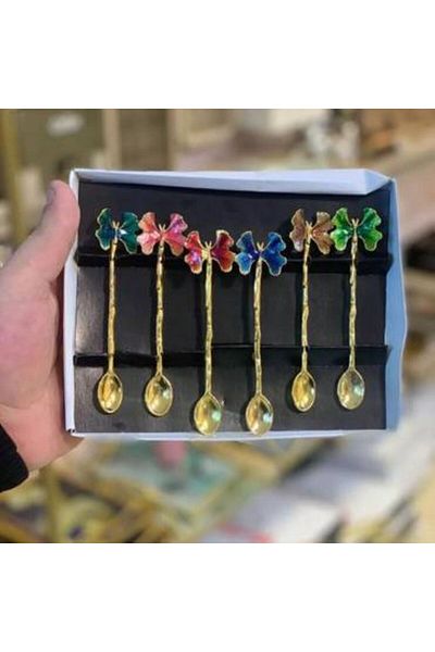 Generica Small colored spoon set, made in Turkey