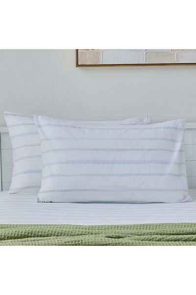 Home Box Aurora Jason 2-Piece Printed Cotton Pillow Cover Set 50x75 cm