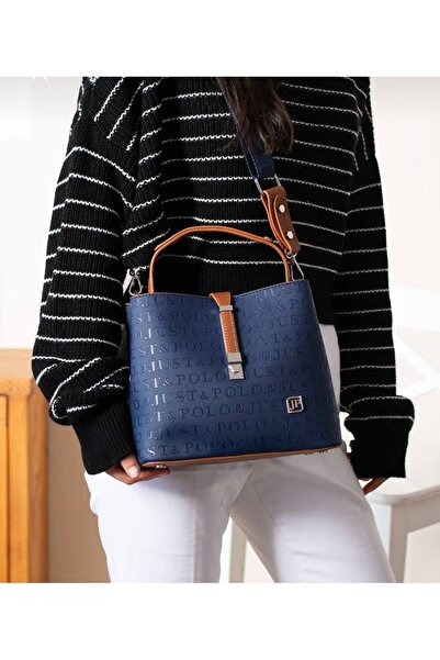 çantamgelsin Justpolo Women's Embossed Printed Vegan Shoulder and Hand Bag wi...