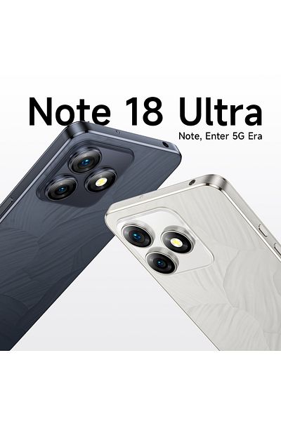 ULEFONE نوت 18 الترا 5G - 6 جيجا بايت رام + 6 جيجا بايت روم - بطارية 5450 مللي أمبير - كاميرا 50 ميجا بيكسل + 50 ميجا بيكسل + 32 ميجا بيكسل