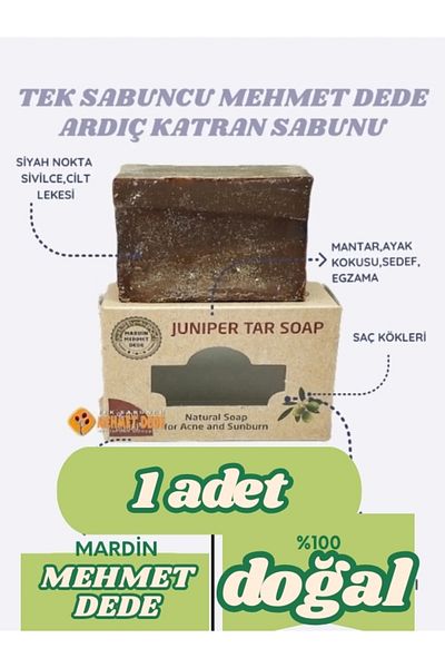 HEPSİ ANADOLU Juniper Tar Soap 120 GrSingle Soap Mehmet Dede Mardin