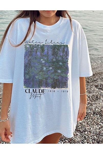 Jose Clothing تي شيرت مطبوع برقبة دائرية للجنسين من سلسلة Streetwear مقاس كبير