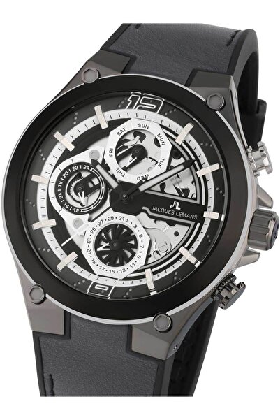 Jacques Lemans Ceas bărbătesc Jacques Lemans 1-2150A, Quartz, 43mm, 10ATM