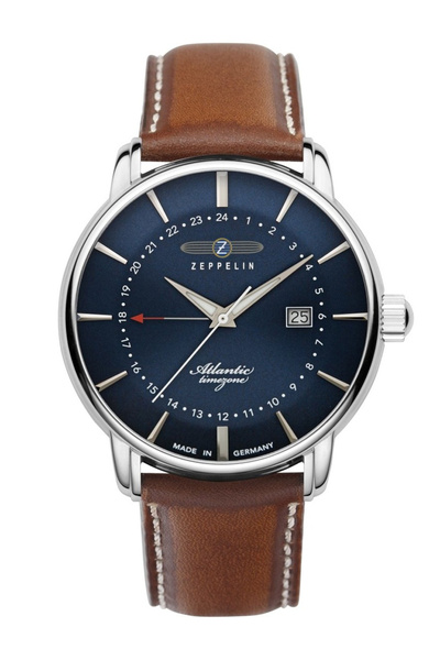 Zeppelin Mens Watch 8442-3, Quartz, 40mm, 5ATM