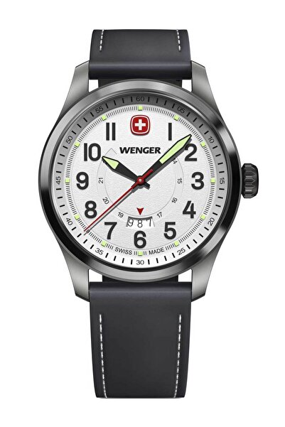 Wenger Mens Watch 01.0541.126, Quartz, 43mm, 10ATM