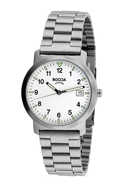 Boccia Mens Watch 3630-02, Quartz, 37mm, 5ATM