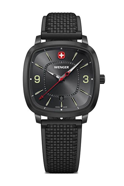 Wenger Ανδρικό ρολόι Wenger 01.1921.113, Quartz, 37mm, 5ATM