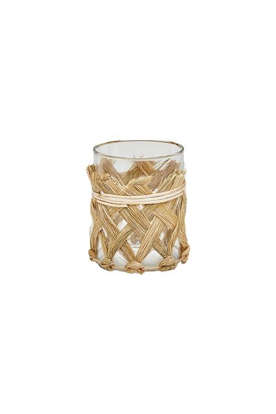 Vakko Raffia Basket Medium Size Candle Holder m 400286286