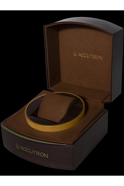 Bulova 26A210A Accutron Spaceview Evolution Mens Watch 44mm 5ATM