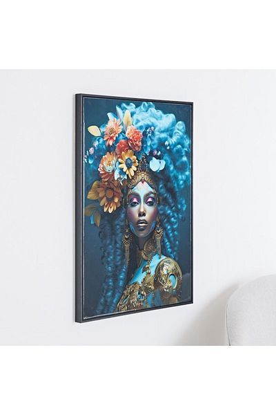Home Box Ersel Lady Framed Picture 50x70x2.5 cm
