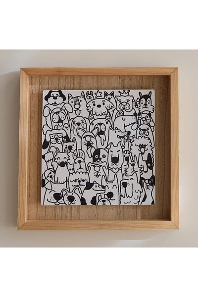 Home Box Forresta Animal Mob Wall Frame 25x25x3 cm