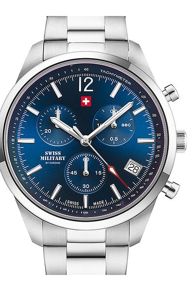 Swiss Military SM34097.03 Chronograph Mens Watch 42mm 5ATM
