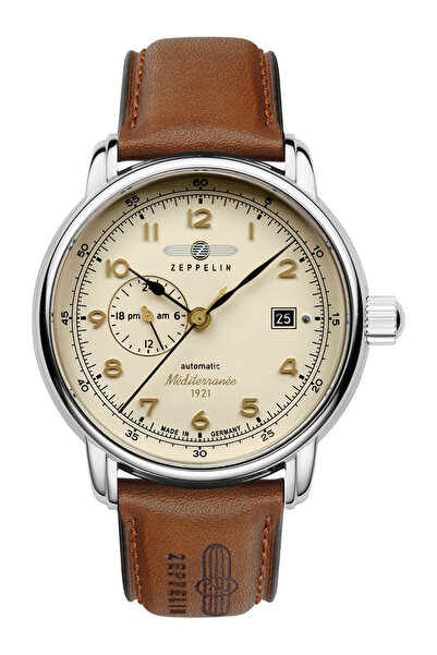 Zeppelin Мъжки часовник 9668-5, автоматичен, 40 мм, 5ATM
