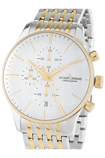 Jacques Lemans Ceas bărbătesc Jacques Lemans 1-2163J, Quartz, 40 mm, 5ATM