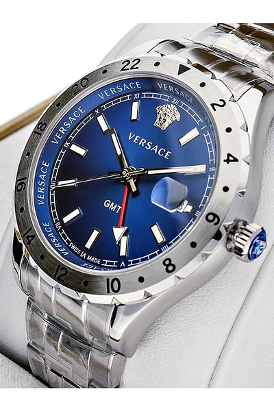 Versace V11010015 Hellenyium GMT men`s watch 42mm 5ATM