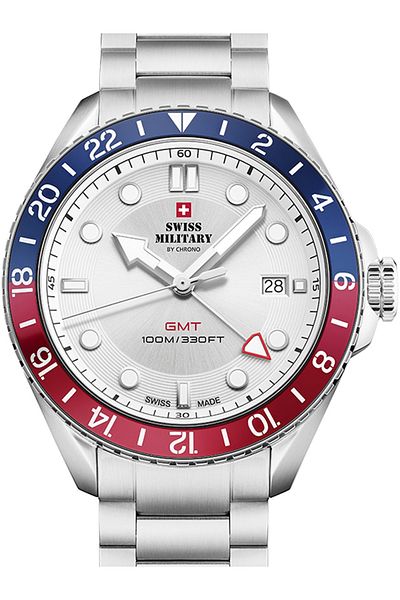 Swiss Military SM34095.02 Mens Watch 43mm 10ATM
