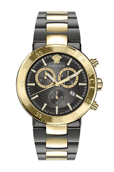 Versace Ανδρικό ρολόι Versace VEPY01121, Quartz, 44mm, 5ATM