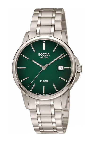 Boccia Ceas bărbătesc 3633-05, cuarț, 40mm, 10ATM
