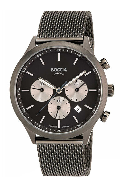 Boccia Ανδρικό ρολόι Boccia 3750-06, Quartz, 41mm, 5ATM