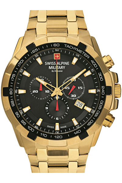 Swiss Alpine Military Ανδρικό Ρολόι 7043.9117, Quartz, 46mm, 10ATM