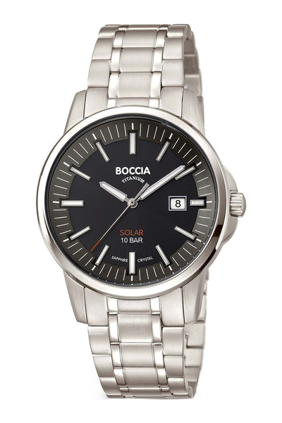 Boccia Ceas bărbătesc 3643-04, cuarț, 39mm, 10ATM