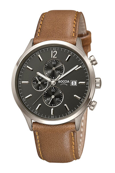 Boccia Ceas bărbătesc 3753-04, cuarț, 42mm, 5ATM