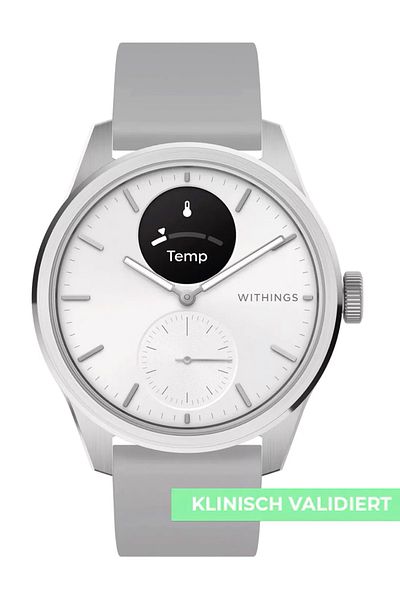 Withings HWA10-model 5-All-Int ScanWatch 2 White 42 mm 5ATM