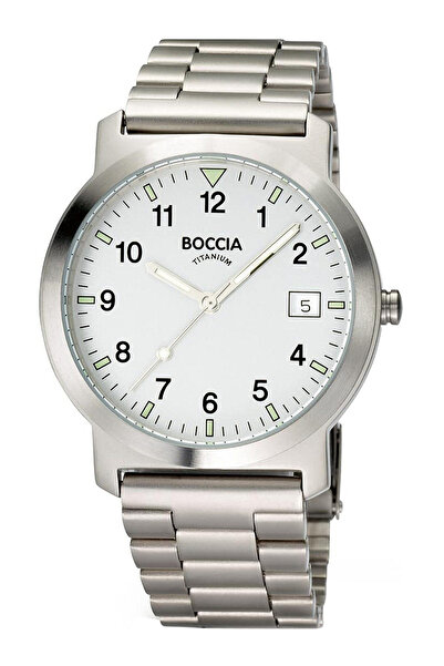 Boccia Ανδρικό ρολόι Boccia 3630-01, Quartz, 37mm, 5ATM