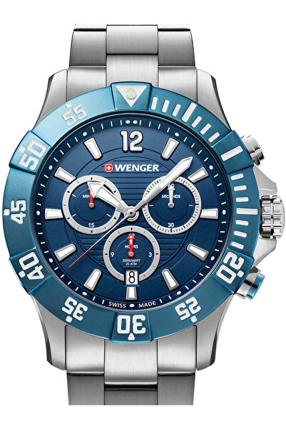 Wenger Ceas bărbătesc 01.0643.119, cuarț, 43mm, 20ATM