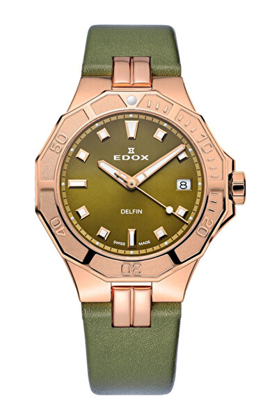 Edox Ceas de damă 53020-37RC-VR, cuarț, 38mm, 20ATM