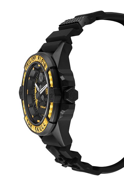 PHILIPP PLEIN PWAAA1922 Fibră de carbon $kull 44mm 5ATM