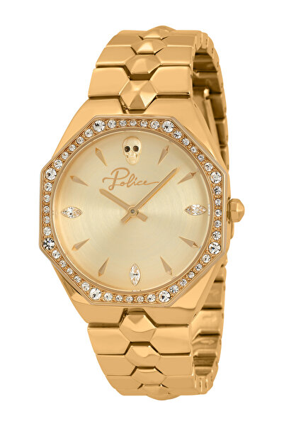 Police Ladies Watch PL16038BSG.22M, Quartz, 35mm, 3ATM