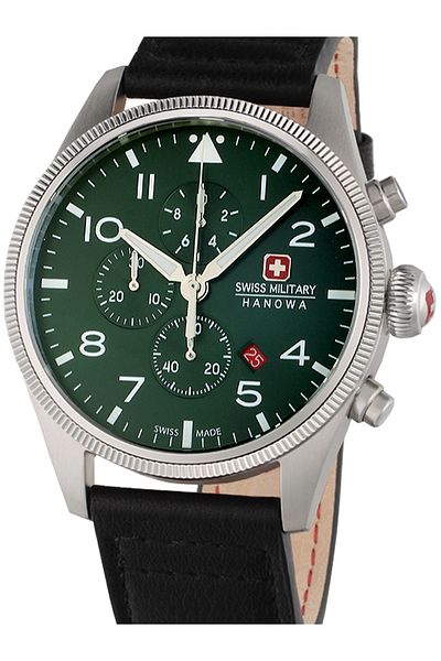 SWISS MILITARY HANOWA SMWGC0000405 Thunderbolt Chronograph Mens Watch 43mm 10ATM