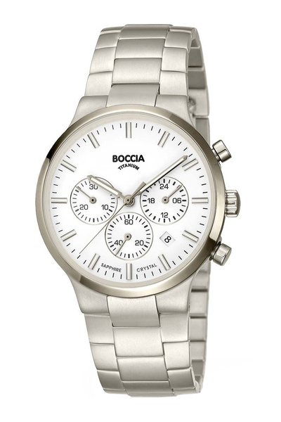 Boccia Ceas bărbătesc 3746-01, cuarț, 39mm, 5ATM