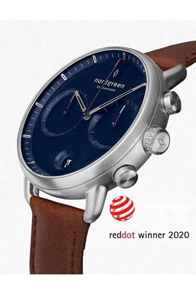 nordgreen Ανδρικό ρολόι Nordgreen PI42SILEBRNA, Quartz, 42mm, 5ATM