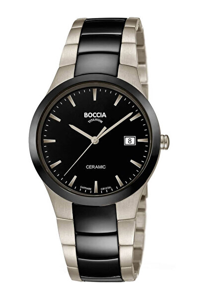 Boccia Ceas bărbătesc 3639-01, cuarț, 39mm, 5ATM