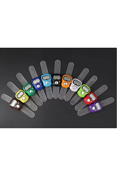 Mahi Max 7 Adet 7 Farklı Renk Resetli Kronometre Sayaç Yüzük Zikirmatik Tesbih